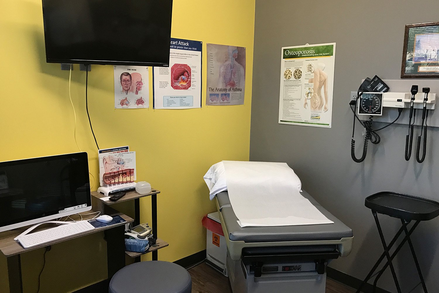 dr bailey family medical care patient exam room